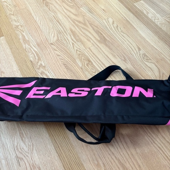 Easton Baseball Softball 35" Black Pink Equipment Bat Bag E100T TOTE NEW - Picture 6 of 6